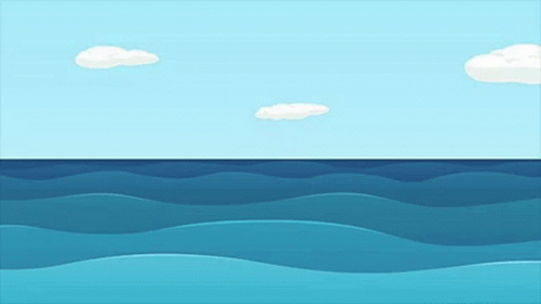 A Cartoon Illustration Of A Coastguard Boat GIF