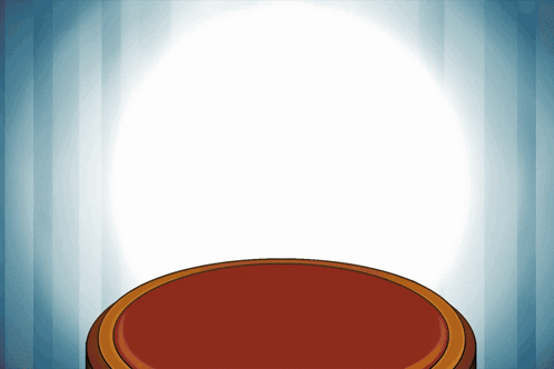 A Cartoon Illustration Of A Red Circle With A Blue Background GIF
