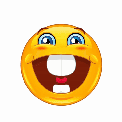 A Cartoon Illustration Of A Woman With A Smiley Face On Her Head GIF