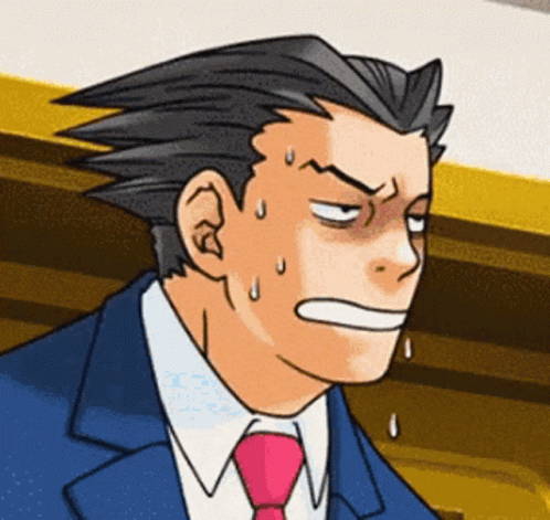 A Cartoon Man In A Suit And Tie Is Making A Funny Face GIF