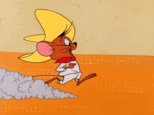 A Cartoon Mouse With A Red Scarf Around His Neck GIF