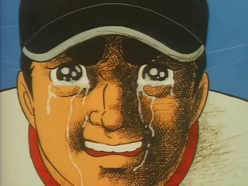 Baseball Player Crying With Tears GIF