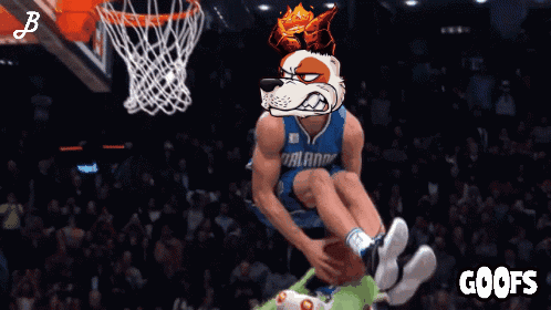 A Cartoon Of A Basketball Player Wearing A Dallas Uniform GIF