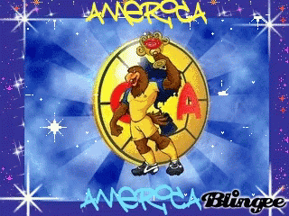 A Cartoon Of A Bear Holding A Trophy In Front Of A America Logo GIF