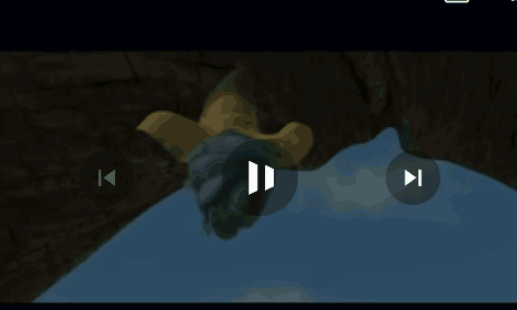 A Cartoon Of A Blue Caterpillar Crawling Through A Field Of Plants GIF