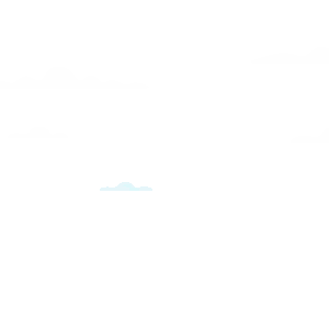 a cartoon of a blue penguin in a space ship