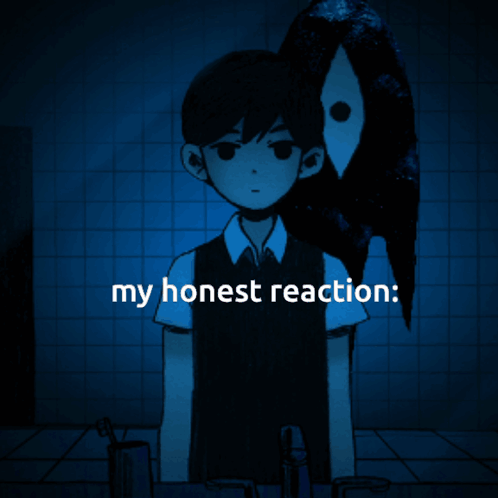 A Cartoon Of A Boy And A Girl With The Words My Honest Reaction GIF
