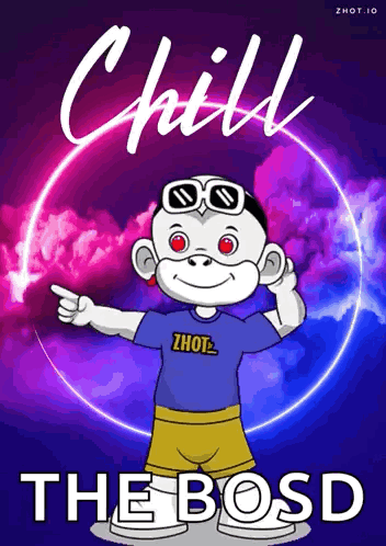 A Cartoon Of A Boy Wearing A Shirt That Says Zhot GIF