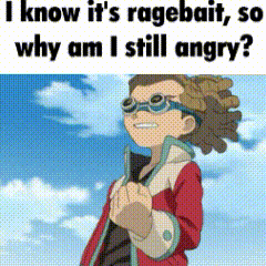 A Cartoon Of A Boy Wearing Goggles And A Red Jacket Is Angry . GIF