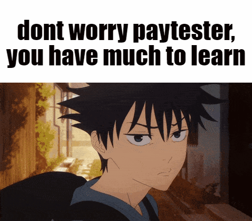 A Cartoon Of A Boy With The Words " Dont Worry Paytester You Have Much To Learn " On The Bottom GIF