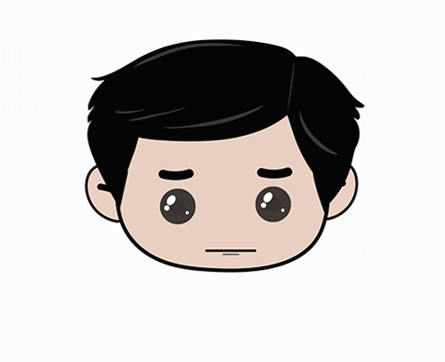 A Cartoon Of A Boy With The Words I 'M Sorry Below It GIF