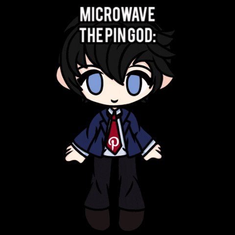 A Cartoon Of A Boy With The Words Microwave The Pingod Written Above Him GIF