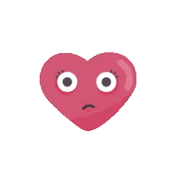 a cartoon of a broken heart with tears coming out of it 's eyes .