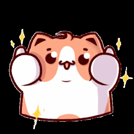 A Cartoon Of A Cat With A Mustache Making A Thumbs Up Gesture GIF