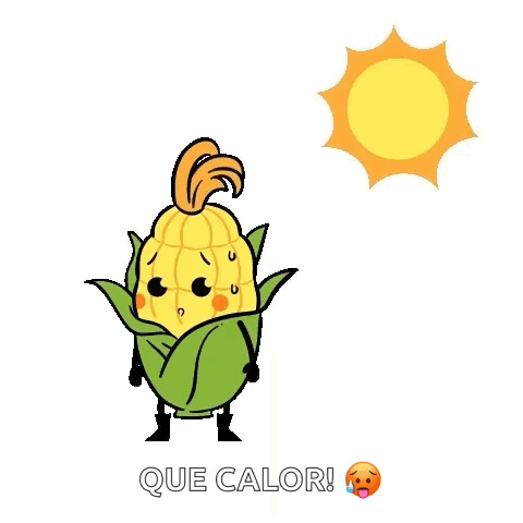 A Cartoon Of A Corn On The Cob With A Crown On Its Head . GIF