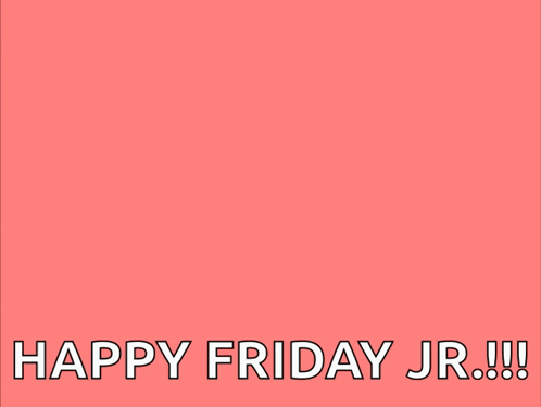 A Cartoon Of A Cup Of Coffee Says Happy Friday Jr !!! GIF
