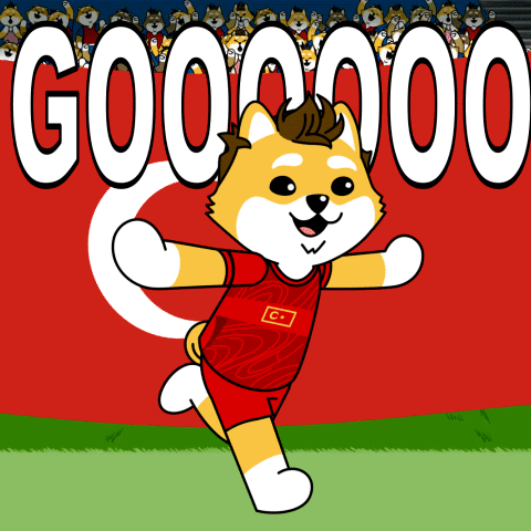 a cartoon of a dog wearing a red jersey that says ct