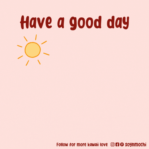 A Cartoon Of A Dog With The Words " Ha Good Day " On It GIF