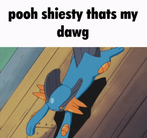 A Cartoon Of A Fish With The Words Pooh Shiesty Thats My Dawg Above It GIF