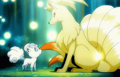 Fox And Small Animal Cartoon GIF