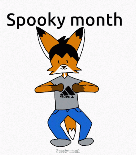 A Cartoon Of A Fox Wearing A Shirt That Says Adidas 2 GIF