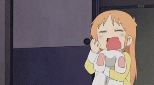 A Cartoon Of A Girl Crying With A Tva Logo Behind Her GIF