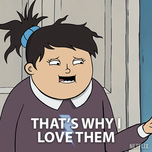 Girl Saying That's Why I Love Them GIF