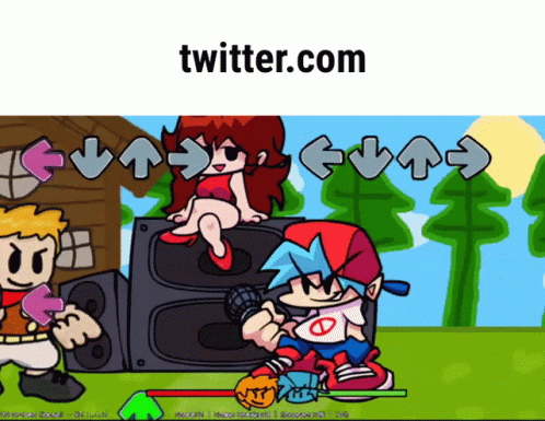 Girl Sitting On Speaker Next To Boy Playing Video Game GIF