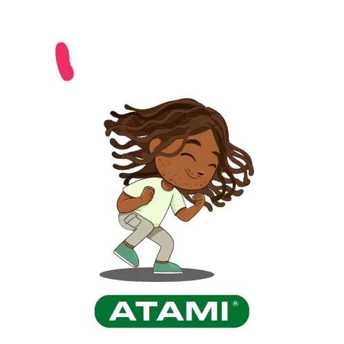 a cartoon of a girl with dreadlocks and the words " tgif " above her