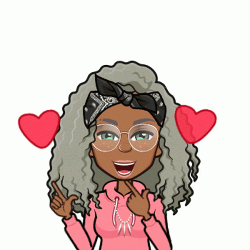 A Cartoon Of A Girl With Glasses And A Bandana On Her Head Says Hey Honey GIF