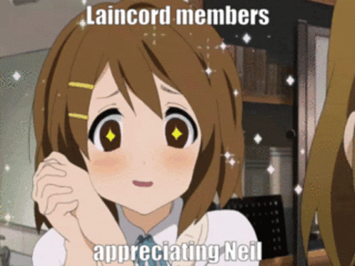 Girl Appreciating Neil Among Laincord Members GIF