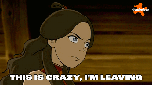 Girl Saying This Is Crazy Im Leaving GIF