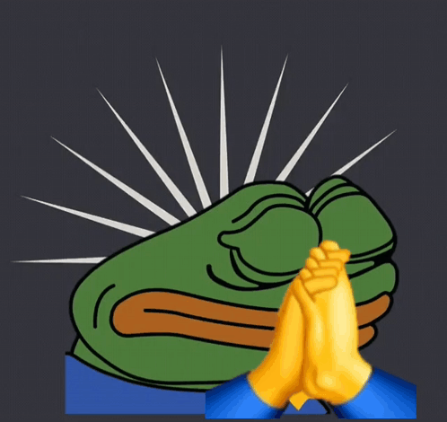 A Cartoon Of A Green Frog With A Yellow Hand In Front Of His Face GIF