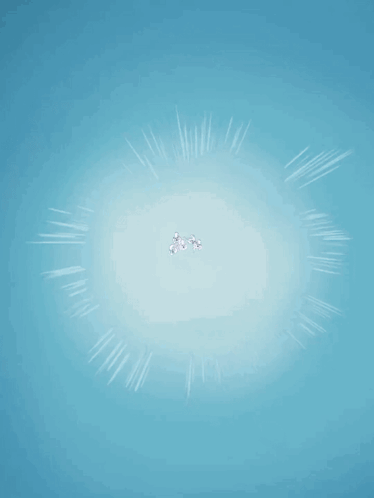 A Cartoon Of A Group Of Ghosts With A Blue Background GIF