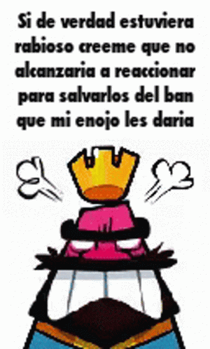 A Cartoon Of A King With A Crown On Top Of His Head GIF