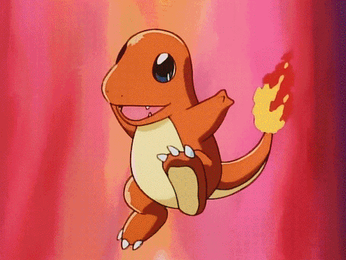 A Cartoon Of A Lizard With A Fire Coming Out Of Its Mouth GIF