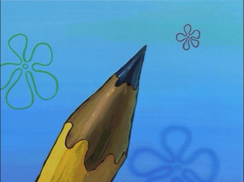 a cartoon of a man and a shark with a spongebob logo in the background