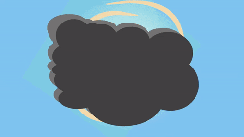 A Cartoon Of A Man In A Cowboy Hat Sitting In A Chair In The Rain GIF