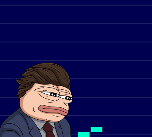 A Cartoon Of A Man In A Suit And Tie With His Mouth Wide Open GIF