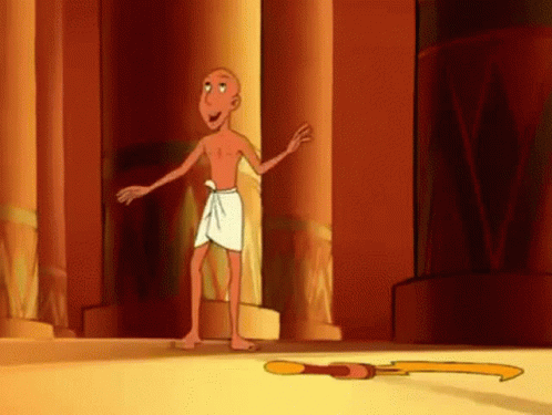 A Cartoon Of A Man In A Towel Standing In A Room GIF