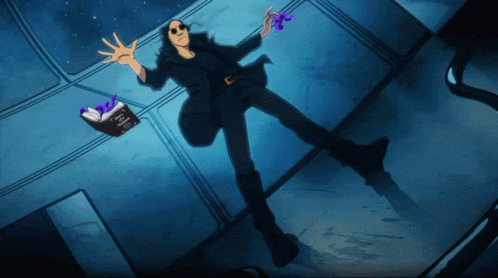 A Cartoon Of A Man Laying On The Floor With A Book That Says ' A Brief History ' GIF
