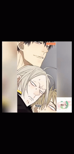 A Cartoon Of A Man Laying On Top Of Another Man GIF