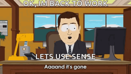 A Cartoon Of A Man Sitting At A Desk With The Words Ok Im Back To Work GIF