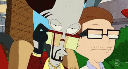 Cartoon Man Talking On Cell Phone With Fox 5 Logo GIF