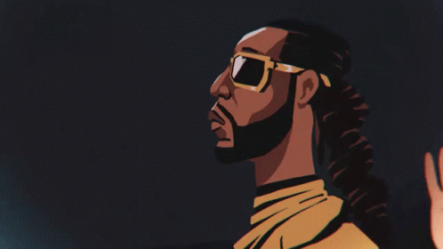 A Cartoon Of A Man Wearing Sunglasses With The Words Doing Such A Good Job I Pat Myself GIF