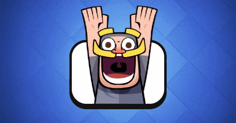 A Cartoon Of A Man With A Beard And Mustache Holding His Arms Up In The Air GIF