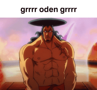 A Cartoon Of A Man With A Hat On His Head And The Words Grrr Oden Grrr GIF