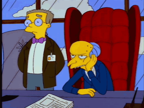 A Cartoon Of A Man With A Name Tag That Says 0 GIF