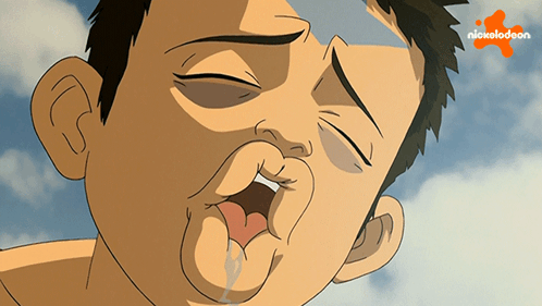 A Cartoon Of A Man With A Nickelodeon Logo On The Bottom GIF