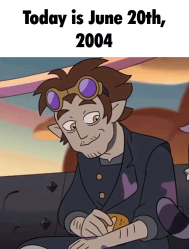 Cartoon Man With Purple Goggles June 20 2004 GIF